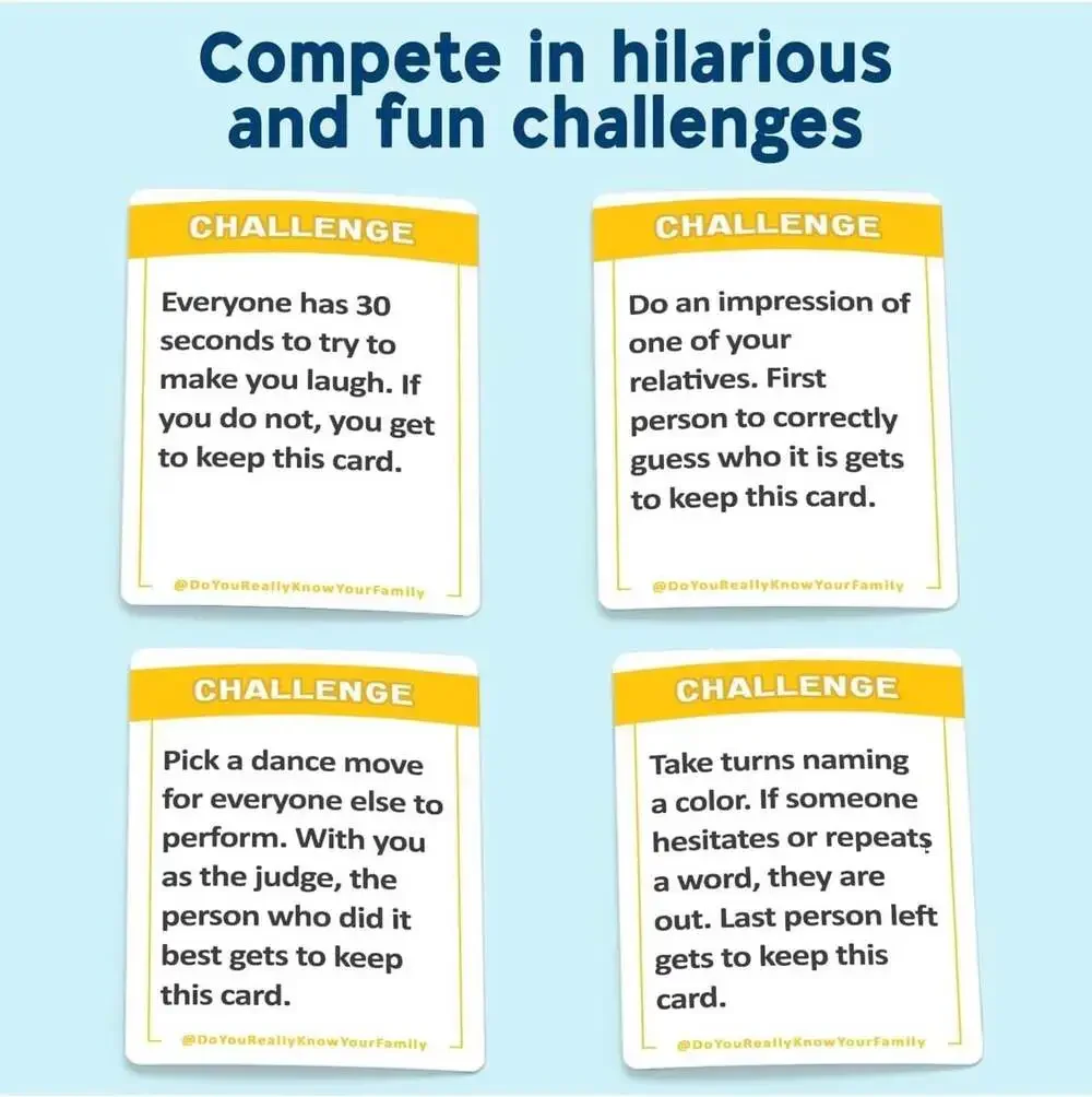 Do You Really Know Your Family? Fun Family Trivia & Challenge‎ Card Game